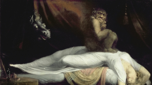 Le cauchemar, 1781 (huile sur toile) de Johann Heinrich Fussli Detroit Institute of Arts, USA/The Bridgeman Art Library